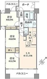 間取図画像 3LDK