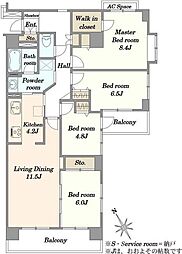 間取図画像 4LDK