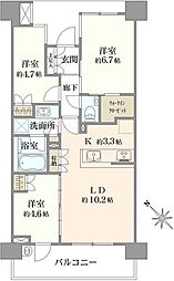 間取図画像 3LDK