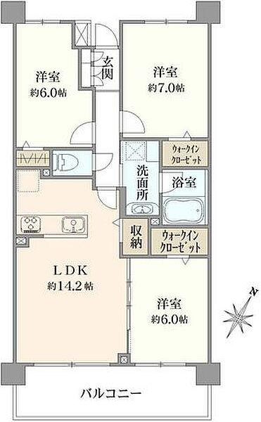 間取りを拡大表示