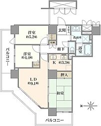 間取図画像 3LDK