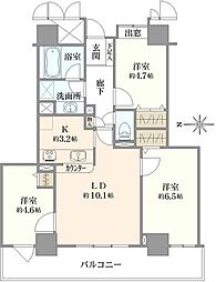 間取図画像 3LDK