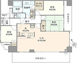 間取図画像 3LDK