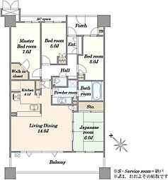 間取図画像 4LDK
