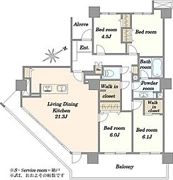 間取図画像 4LDK