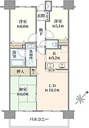 間取図画像 3LDK