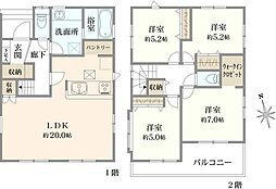 我孫子市青山台1丁目／戸建1号棟