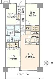 間取図画像 3LDK
