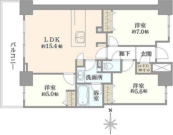 間取りを拡大表示