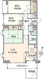 間取図画像 3LDK