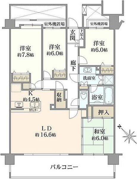間取りを拡大表示