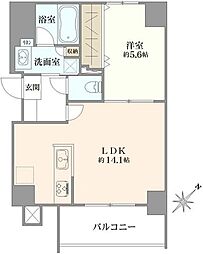 コンフォルシア相模原デュアル 1LDKの間取図画像