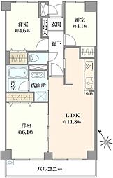間取図画像 3LDK