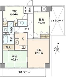 間取図画像 3LDK