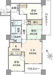 間取図画像 3LDK