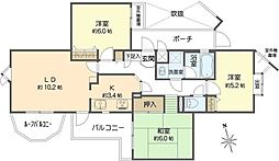 ライオンズヒルズ本郷台伍番館 3LDKの間取図画像
