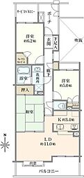 ステイツ東戸塚 3LDKの間取図画像