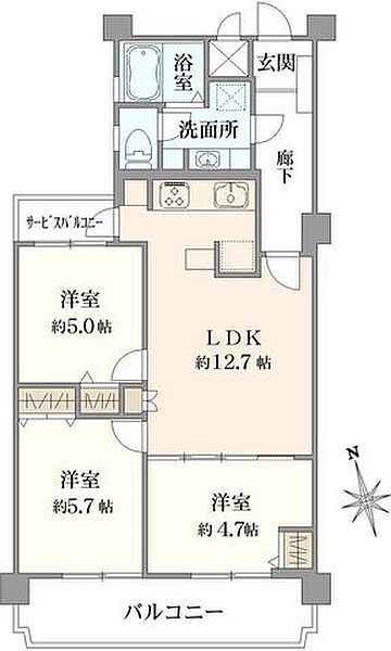 間取りを拡大表示