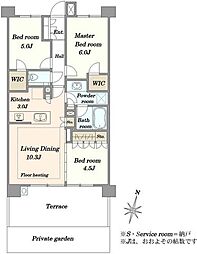 間取図画像 3LDK