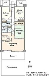 間取図画像 3LDK