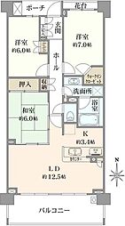 間取図画像 3LDK