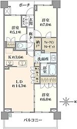 間取図画像 3SLDK
