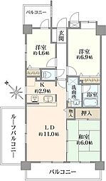 間取図画像 3LDK