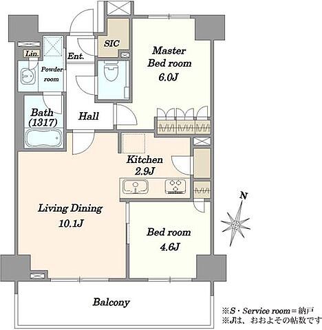 間取り アトラス横浜レジデンス 8階/-