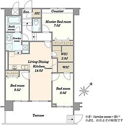 間取図画像 3LDK