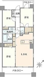 上池袋タワーレジデンス 3LDKの間取図画像