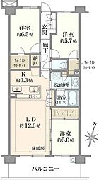 間取図画像 3LDK