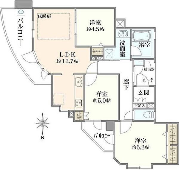 間取りを拡大表示
