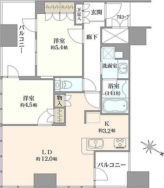 間取りを拡大表示