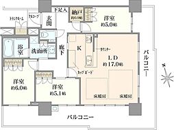 間取図画像 3LDK