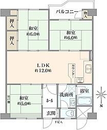 間取図画像 3LDK