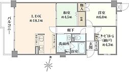 間取図画像 2SLDK