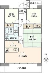 間取図画像 3LDK