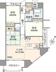 間取図画像 3LDK