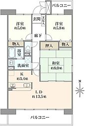 間取図画像 3LDK
