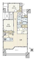 間取図画像 2SLDK