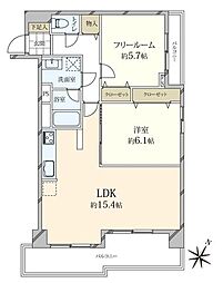 間取図画像 1SLDK