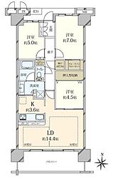 間取図画像 3SLDK