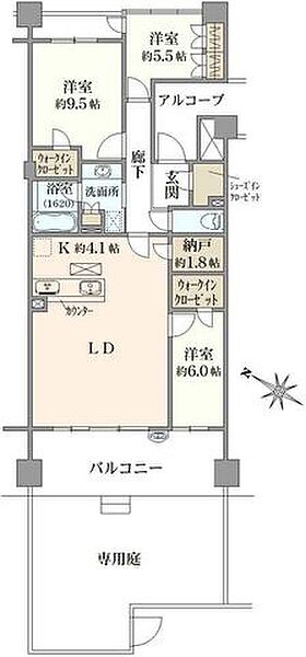 間取りを拡大表示