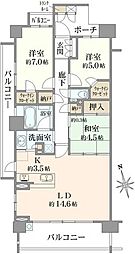 間取図画像 3LDK