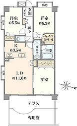 間取図画像 3LDK