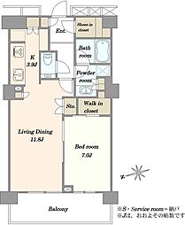 間取図画像 1LDK