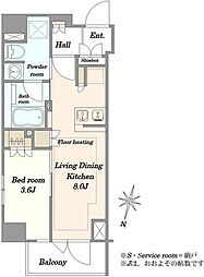 間取図画像 1LDK