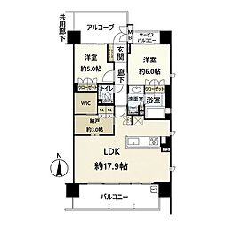 ローレルコート小阪二丁目 2SLDKの間取図画像