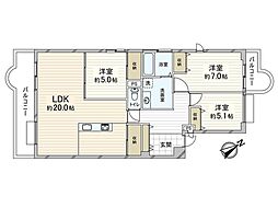 間取図画像 3LDK
