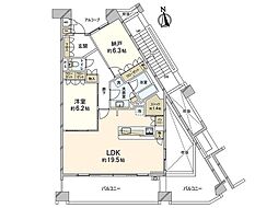 間取図画像 1SLDK